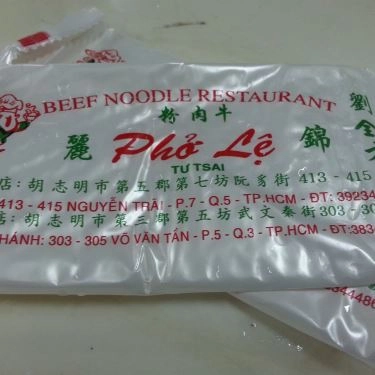 Tổng hợp- Quán Ăn Phở Lệ - Võ Văn Tần