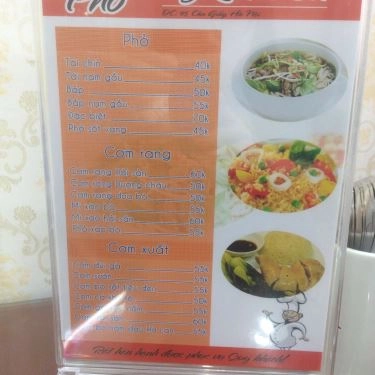Thực đơn- Quán Ăn Cơm Gà Hải Nam - Bún Đậu Mơ