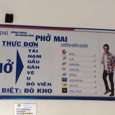 Thực đơn- Quán Ăn Phở Mai - Đường 11