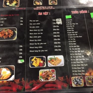 Thực đơn- Quán Ăn Phố Lẩu 222 - Thái Hà