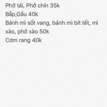 Tổng hợp- Quán Ăn Phở Minh