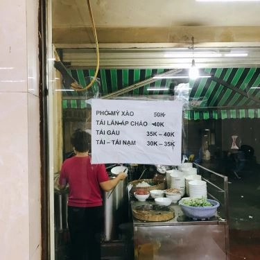 Thực đơn- Quán Ăn Phở Nam - Phương Mai