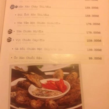 Thực đơn- Quán Ăn Phố Ngon 37 - Indochina Plaza