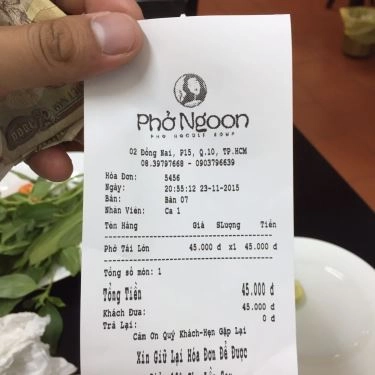 Tổng hợp- Quán Ăn Phở Ngoon - Parkson Hùng Vương