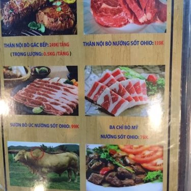 Thực đơn- Quán Ăn Phố Nướng Ohio - BBQ & Beer Garden