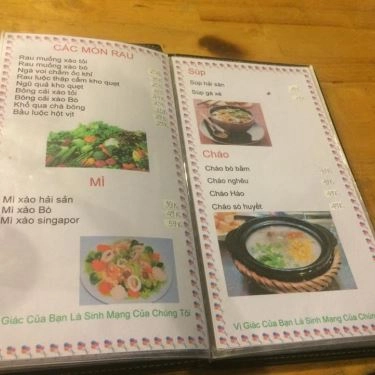 Thực đơn- Quán Ăn Phố Nướng Tình Cờ