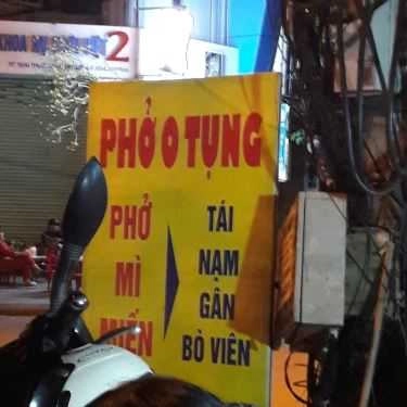 Thực đơn- Quán Ăn Phở O Tụng