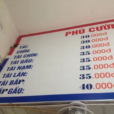 Tất cả hình- Quán Ăn Phở Phú Cường - Trần Quốc Hoàn