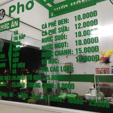 Thực đơn- Quán Ăn Phở Quân