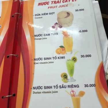 Thực đơn- Quán Ăn Phở Sài Gòn - Nguyễn Văn Cừ