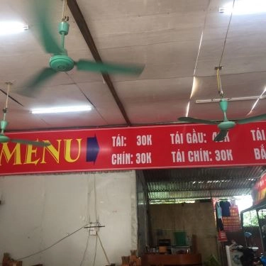 Thực đơn- Quán Ăn Phở Thái Tông - Phở Bò