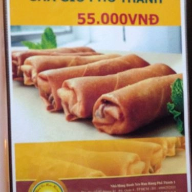 Thực đơn- Quán Ăn Phố Thành - Bánh Xèo Rau Rừng - Đường Số 41