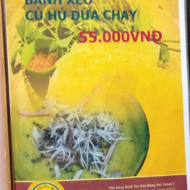 Thực đơn- Quán Ăn Phố Thành - Bánh Xèo Rau Rừng - Đường Số 41