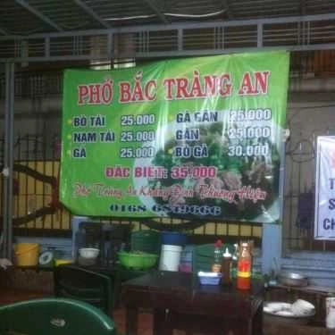 Thực đơn- Quán Ăn Phở Tràng An