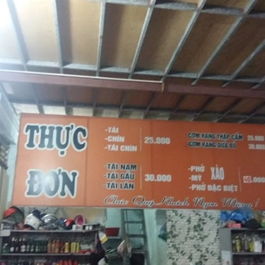 Thực đơn- Quán Ăn Phở Tưởng - Lê Trọng Tấn
