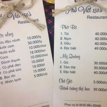 Tổng hợp- Nhà Hàng Phở Việt 150's - Bánh Tráng Thịt Heo & Mì Quảng