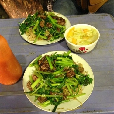 Món ăn- Quán Ăn Bà Thanh Béo - Phở Xào Bắp Bò