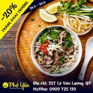 Món ăn- Quán Ăn Phở Yên & Lẩu