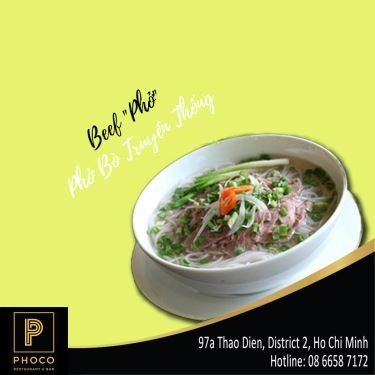 Thực đơn- Nhà Hàng Phoco Resto Bar