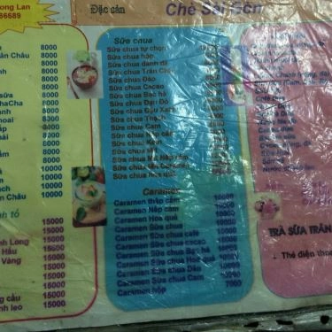 Thực đơn- Quán Ăn Phong Lan - Ốc, Chè, Nem