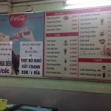 Thực đơn- Quán Ăn Phong Lan - Ốc, Chè, Nem