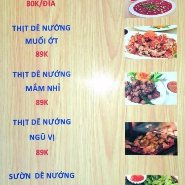 Thực đơn- Quán Ăn Phong Mập Quán - Hải Sản & Các Món Nướng