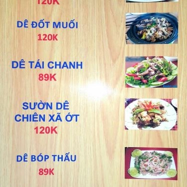 Thực đơn- Quán Ăn Phong Mập Quán - Hải Sản & Các Món Nướng
