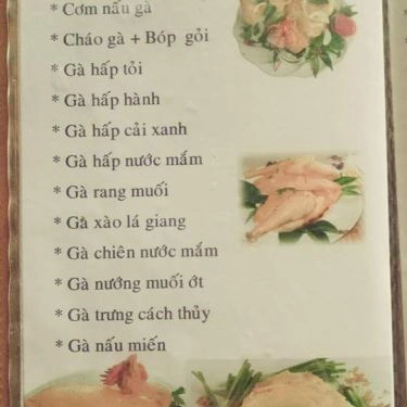 Thực đơn- Phước Lộc - Quán Ăn Gia Đình
