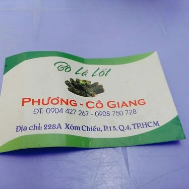 Tổng hợp- Quán Ăn Phương Cô Giang - Bò Lá Lốt Mỡ Chày