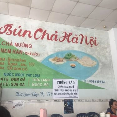 Thực đơn- Quán Ăn Phương Thu - Bún Chả Hà Nội
