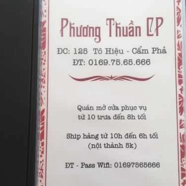 Thực đơn- Quán Ăn Phương Thuần - Đồ Ăn Hàn Quốc