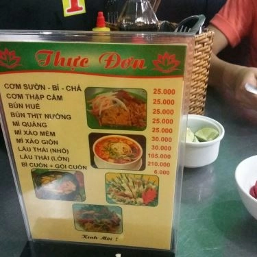 Thực đơn- Quán Ăn Phương Tịnh - Cơm Chay