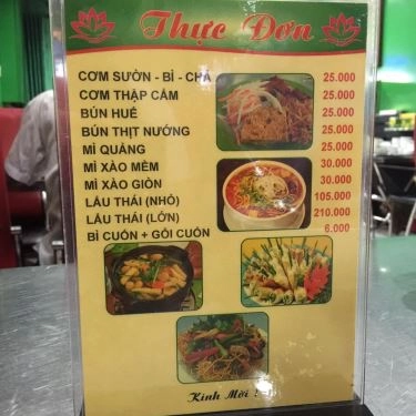 Thực đơn- Quán Ăn Phương Tịnh - Cơm Chay