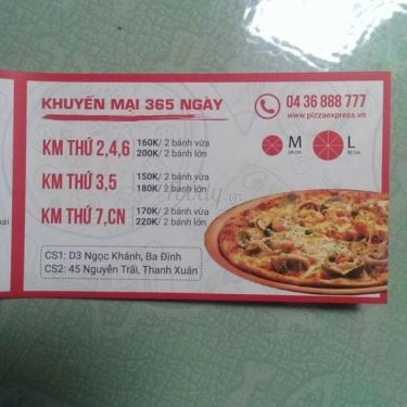 Tổng hợp- Nhà Hàng Pizza Express - Nguyễn Trãi