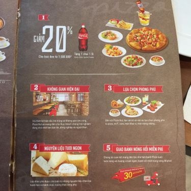 Thực đơn- Nhà Hàng Pizza Hut - AEON Mall Bình Tân