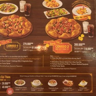 Tổng hợp- Nhà Hàng Pizza Hut - Cần Thơ