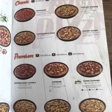 Thực đơn- Pizza Hut - Cảng Mới