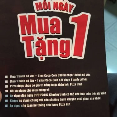 Tổng hợp- Nhà Hàng Pizza Hut - Kim Mã