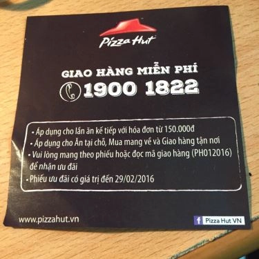 Tổng hợp- Nhà Hàng Pizza Hut - Kim Mã