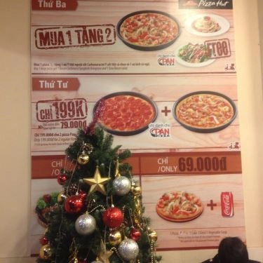 Thực đơn- Nhà Hàng Pizza Hut - Phan Chu Trinh