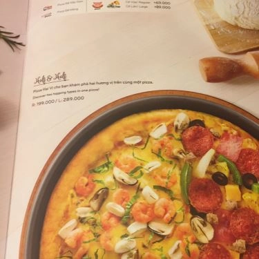 Thực đơn- Nhà Hàng Pizza Hut - Royal City