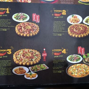 Thực đơn- Nhà Hàng Pizza Hut - Trần Não