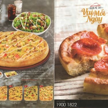 Thực đơn- Nhà Hàng Pizza Hut - Trần Não