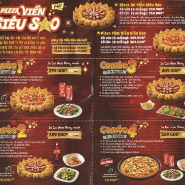 Thực đơn- Nhà Hàng Pizza Hut - Trần Não