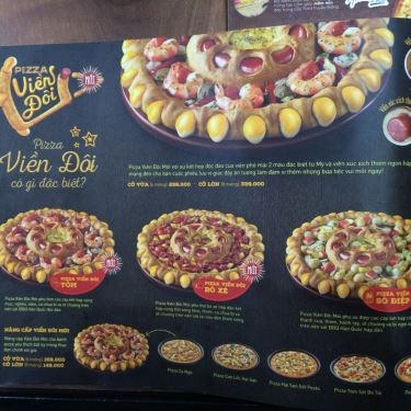 Thực đơn- Nhà Hàng Pizza Hut - Trần Não