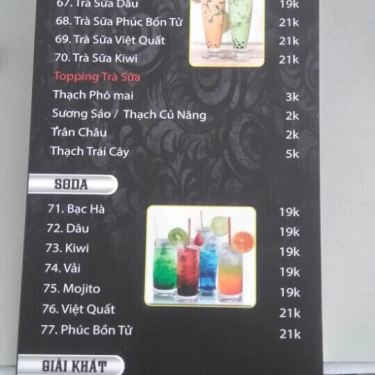 Thực đơn- Quán Ăn Pizza Kiểu Việt