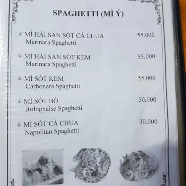 Thực đơn- Quán Ăn Pizza Lào