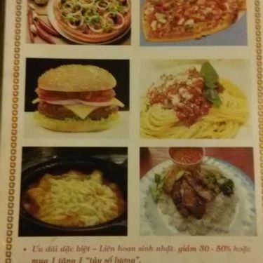 Thực đơn- Quán Ăn Pizza Pan