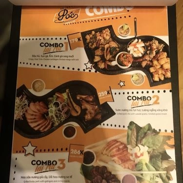 Thực đơn- Quán Ăn Póc Nướng & Bia