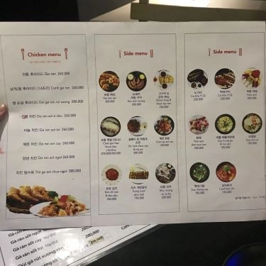 Thực đơn- Quán Ăn Pudadac - Gà Rán Hàn Quốc